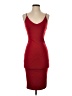 Mind Code Solid Red Cocktail Dress Size S - photo 1