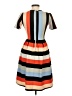 Unbranded Stripes Orange Casual Dress Size XS - photo 2