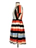 Unbranded Stripes Orange Casual Dress Size XS - photo 5