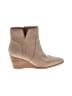 Crown Vintage 100% Leather Tan Wedges Size 8 - photo 1
