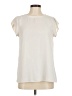 Ann Taylor LOFT Ivory Short Sleeve Top Size M - photo 1