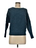 Magaschoni Chevron-herringbone Teal Pullover Sweater Size M - photo 1