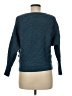 Magaschoni Chevron-herringbone Teal Pullover Sweater Size M - photo 2
