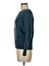 Magaschoni Chevron-herringbone Teal Pullover Sweater Size M - photo 5