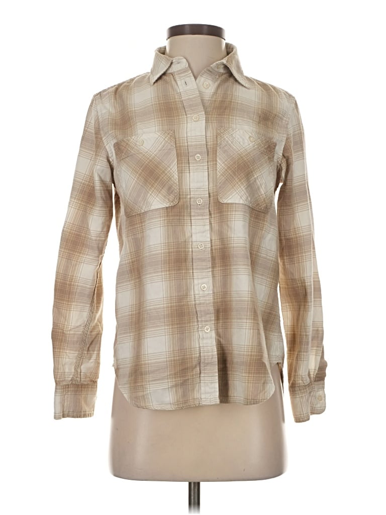 Pre-owned Polo Ralph Lauren Long Sleeve Button Down Shirt In Brown