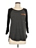 Staccato Black Long Sleeve Top Size M - photo 1
