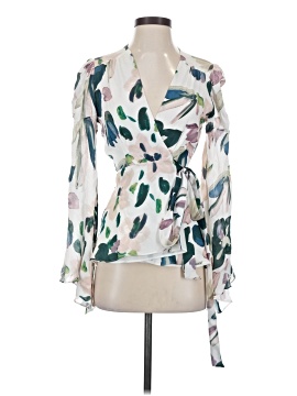 Stone Cold Fox Long Sleeve Silk Top
