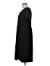 Unbranded Solid Black Casual Dress Size L - photo 5