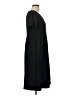 Unbranded Solid Black Casual Dress Size L - photo 4