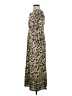Universal Thread 100% Rayon Print Gold Casual Dress Size XS - photo 5