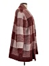 Evolution by Cyrus Plaid Burgundy Cardigan Size L - photo 4