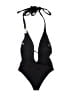 Unbranded Solid Black One Piece Swimsuit Size XL - photo 2