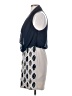 Gracia 100% Polyester Blue Cocktail Dress Size S - photo 5