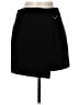 Topshop Solid Black Casual Skirt Size 6 - photo 1