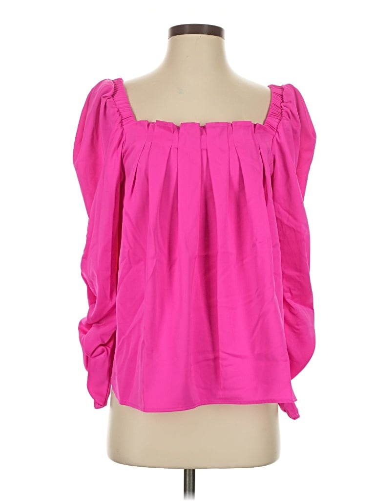 Pre-owned Crosby 3/4 Sleeve Blouse In Pink