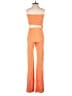 Lezat Color Block Orange Jumpsuit Size XS - photo 2