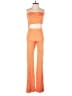 Lezat Color Block Orange Jumpsuit Size XS - photo 1