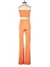 Lezat Color Block Orange Jumpsuit Size XS - photo 2