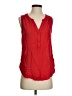 41Hawthorn 100% Rayon Red Sleeveless Blouse Size S - photo 1
