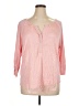 RXB Pink 3/4 Sleeve Blouse Size XL - photo 1
