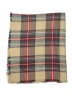 Unbranded Plaid Brown Tan Scarf One size - photo 2