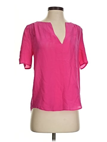 Joie Short Sleeve Silk Top (view 1)