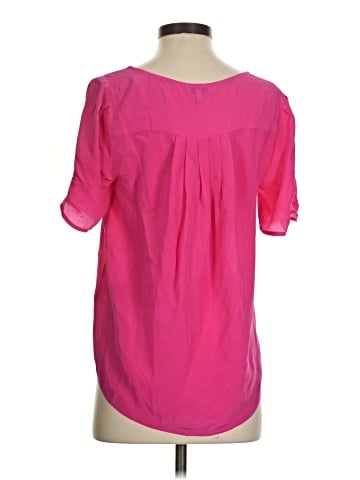 Joie Short Sleeve Silk Top (view 2)