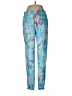 Briefly Stated Print Blue Casual Pants Size 8 - 10 - photo 1