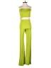 Lezat Color Block Green Jumpsuit Size XS - photo 1