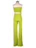 Lezat Color Block Green Jumpsuit Size XS - photo 2
