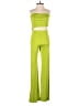 Lezat Color Block Green Jumpsuit Size XS - photo 1