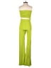 Lezat 100% Spandex Green Jumpsuit Size XS - photo 2