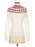 Talbots Argyle White Turtleneck Sweater Size P (petite) - photo 2