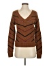Evereve Chevron-herringbone Brown Pullover Sweater Size XS - photo 1