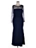 Eliza J Blue Cocktail Dress Size 18 - photo 1
