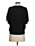 Express 100% Polyester Black Short Sleeve Blouse Size S - photo 2