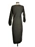 Assorted Brands Solid Gray Green Casual Dress Size S - photo 2