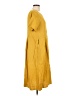 Unbranded Solid Yellow Casual Dress Size L (estimated) - photo 4
