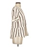 Assorted Brands Stripes Ivory Short Sleeve Blouse Size S - photo 4