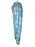 Briefly Stated Print Blue Casual Pants Size M - photo 5