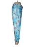 Briefly Stated Print Blue Casual Pants Size M - photo 4
