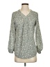 Assorted Brands Green 3/4 Sleeve Blouse Size S - photo 1