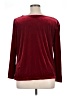 Notations Burgundy Long Sleeve Top Size XL - photo 2
