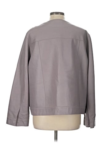 Marina Rinaldi Leather Jacket (view 2)
