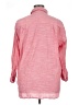 Assorted Brands Solid Pink 3/4 Sleeve Button-Down Shirt Size 1X - photo 2