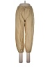 Unbranded 100% Polyester Solid Tan Casual Pants Size L - photo 1