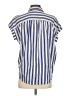 Madewell Stripes Blue Sleeveless Button-Down Shirt Size XS - photo 2