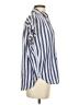 Madewell Stripes Blue Sleeveless Button-Down Shirt Size XS - photo 4