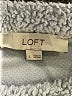 Ann Taylor LOFT 100% Polyester Silver Pullover Sweater Size L - photo 7