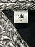 CAbi 100% Cotton Argyle Gray Jacket Size M - photo 6